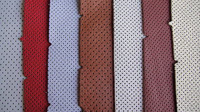 Medias hojas perforado